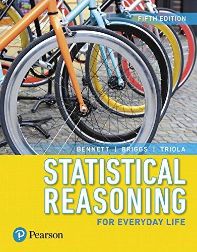 Statistical Reasoning for Everyday Life (5th Edition), Paperback, 5 Edition by Bennett, Jeff