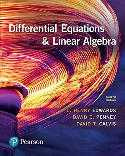 Differential Equations and Linear Algebra (4th Edition), Hardcover, 4 Edition by Edwards, C. Henry