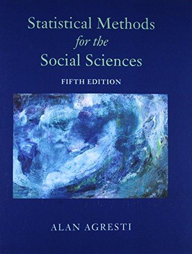 Statistical Methods for the Social Sciences (5th Edition), Hardcover, 5 Edition by Agresti, Alan
