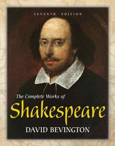 The Complete Works of Shakespeare (7th Edition), Hardcover, 7 Edition by Bevington, David