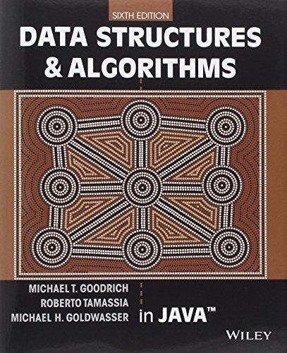 Data Structures and Algorithms in Java, Paperback, 6 Edition by Goodrich, Michael T.
