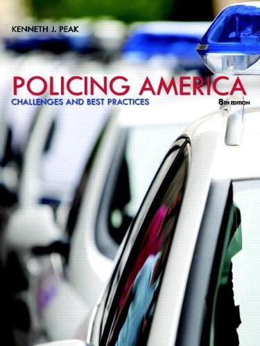 Policing America: Challenges and Best Practices (Mycjlab) [Paperback] Peak, Kenneth - Acceptable