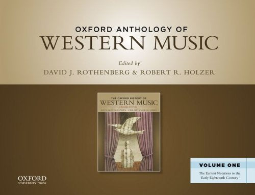 Oxford Anthology of Western Music: Volume One: The Earliest Notations to the Early Eighteenth Century - Acceptable