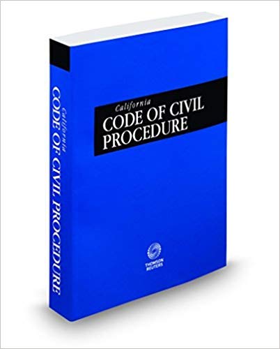 California Code of Civil Procedure, 2019 ed. (California Desktop Codes) Thomson - Acceptable