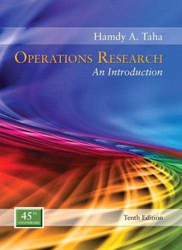 Operations Research: An Introduction [Hardcover] Taha, Hamdy