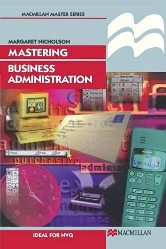 Mastering Business Administration [Paperback] Nicholson, Margaret - Acceptable