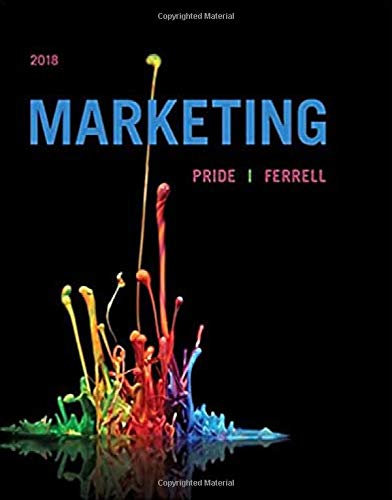 Marketing 2018, Loose-Leaf Version [Loose Leaf] Pride, William M. and Ferrell, - Good