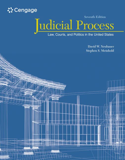 Judicial Process: Law, Courts, and Politics in the United States [Paperback] - Good