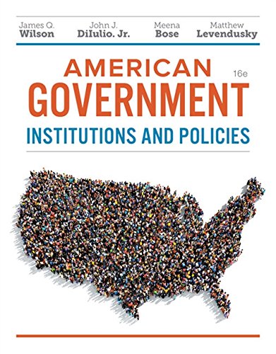 American Government: Institutions and Policies Wilson, James Q.; DiIulio, Jr.  - Acceptable