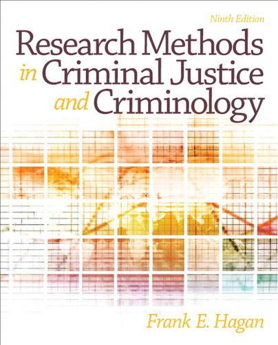 Research Methods in Criminal Justice and Criminology (9th Edition) - Acceptable