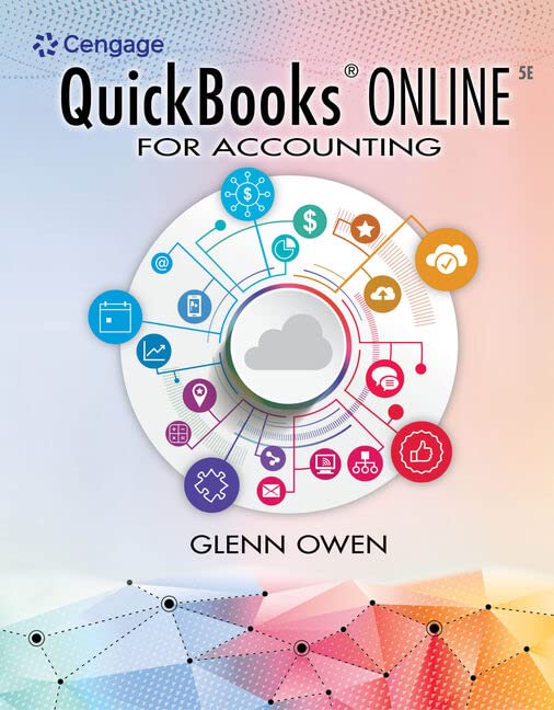 Using QuickBooks Online for Accounting 2022 Owen, Glenn