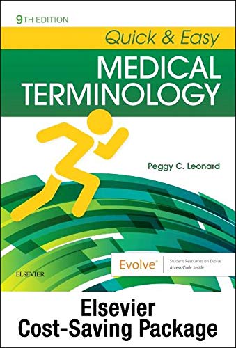 Quick & Easy Medical Terminology - Text and Elsevier Adaptive Learning Package Leonard MT  MEd, Peggy C.