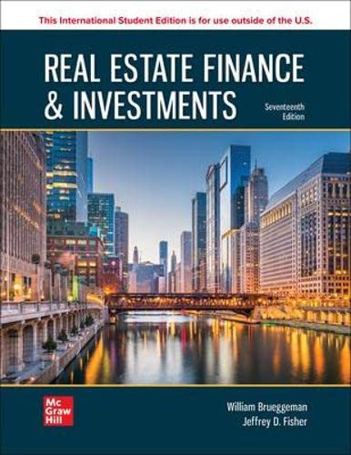 ISE Real Estate Finance & Investments [Paperback] Jeffrey Fisher William B. Brueggeman - Good