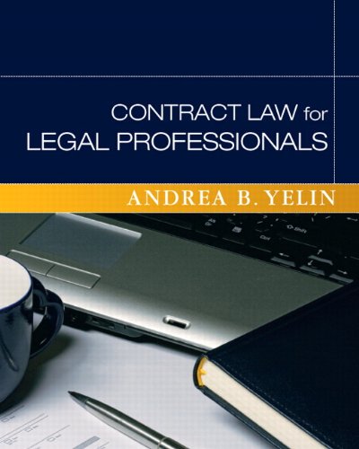 Contract Law for Legal Professionals - Very Good