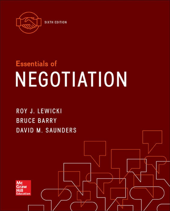 Essentials of Negotiation Lewicki, Roy; Barry, Bruce and Saunders, David - Good