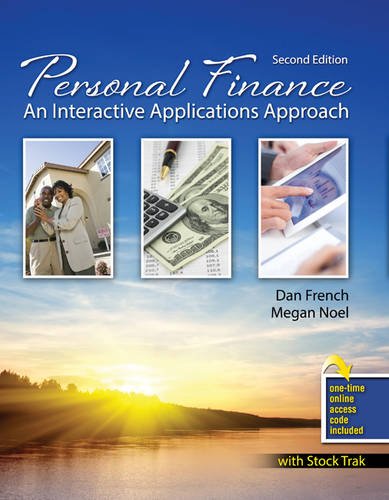 Personal Finance: An Interactive Applications Approach [Paperback] Dan French - Very Good