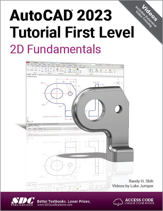 AutoCAD 2023 Tutorial First Level 2D Fundamentals [Paperback] Shih, Randy H. and Jumper, Luke - Acceptable
