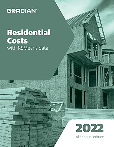 Residential Costs With RSMeans Data 2022 (Means Residential Cost Data) [Paperback] Lane, Thomas
