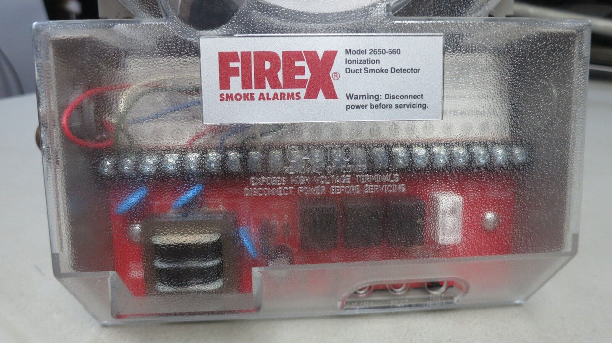 FireX Smoke alarms model 2650-660 ionization duct smoke detector