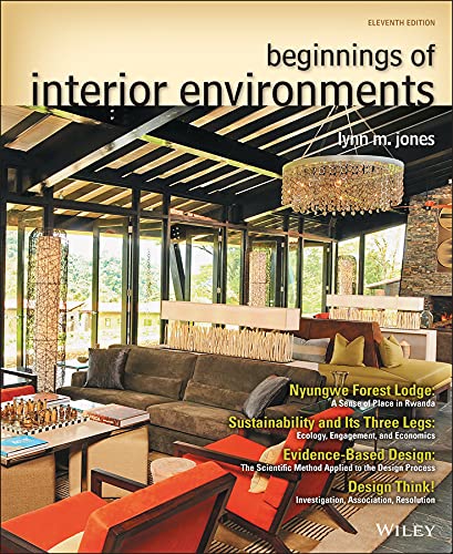Beginnings of Interior Environments Jones, Lynn M.