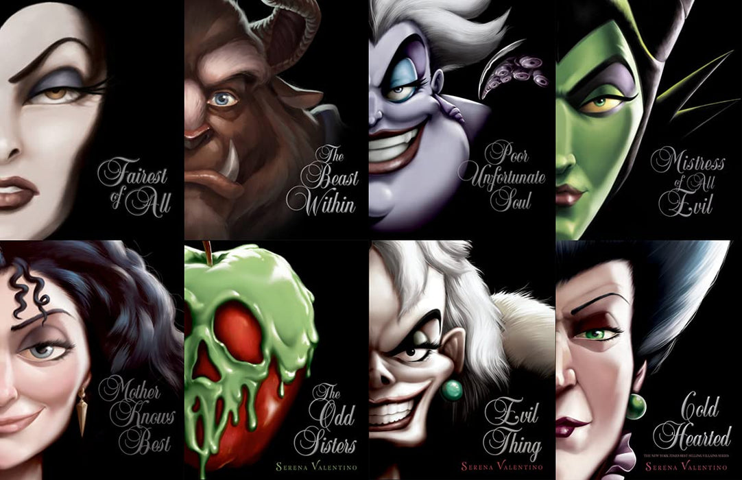 Disney Villains Book Set 1-8 [Hardcover] Serena Valentino and Disney Storybook Art Team