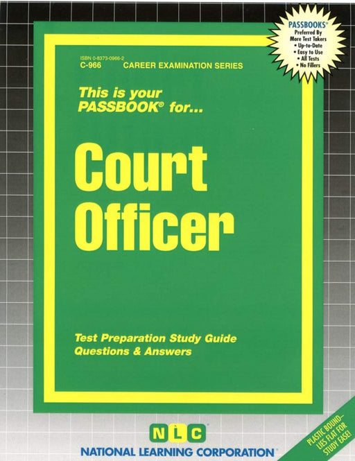 Court Officer(Passbooks) (Career Examination Series) National Learning Corporation - Acceptable