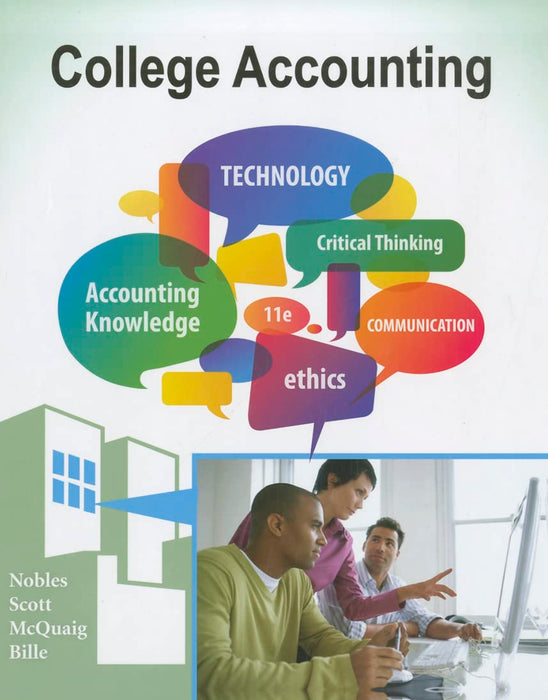 College Accounting, Chapters 1-24 [Hardcover] Nobles, Tracie L.; Scott, Cathy J.; McQuaig, Douglas J. and Bille, Patricia A. - Good