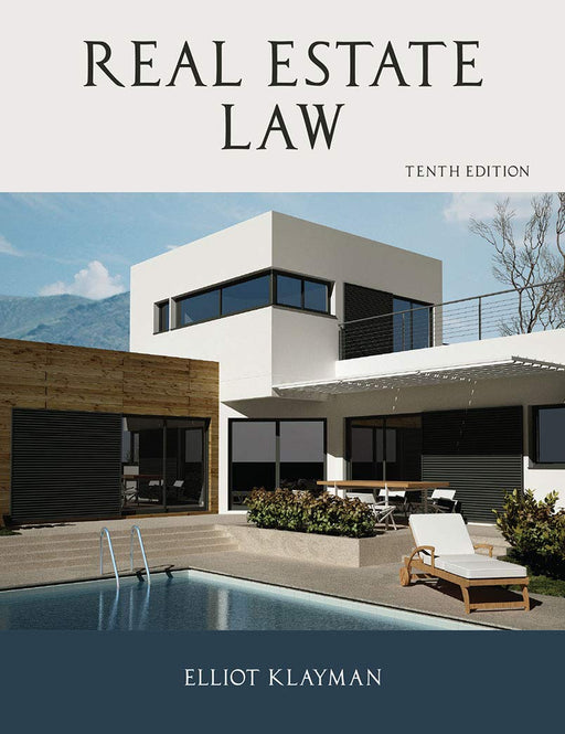 Real Estate Law 10th Edition [Paperback] Elliot Klayman - Very Good