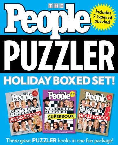 PEOPLE Puzzler Holiday Boxed Set Editors of People Magazine - Like New