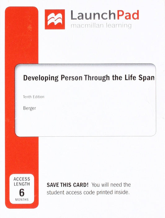 LaunchPad for Berger's Developing Person Through Life Span (Six Month Access)