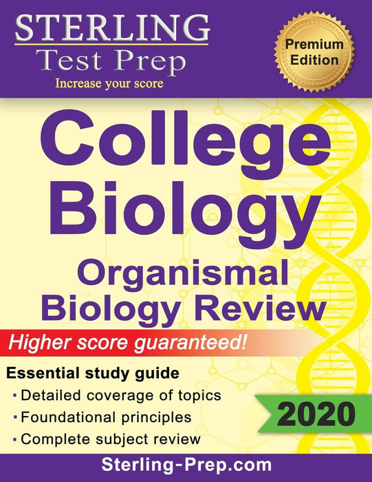 Sterling Test Prep College Biology: Organismal Biology Review [Paperback] Prep, Sterling Test - Good