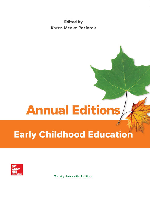 Annual Editions: Early Childhood Education Paciorek, Karen Menke - Good
