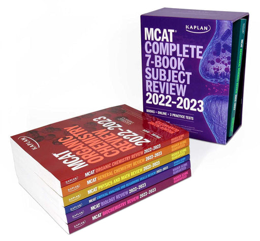 MCAT Complete 7-Book Subject Review 2022�-2023: Books + Online + 3 Practice Tests (Kaplan Test Prep) Kaplan Test Prep - Like New