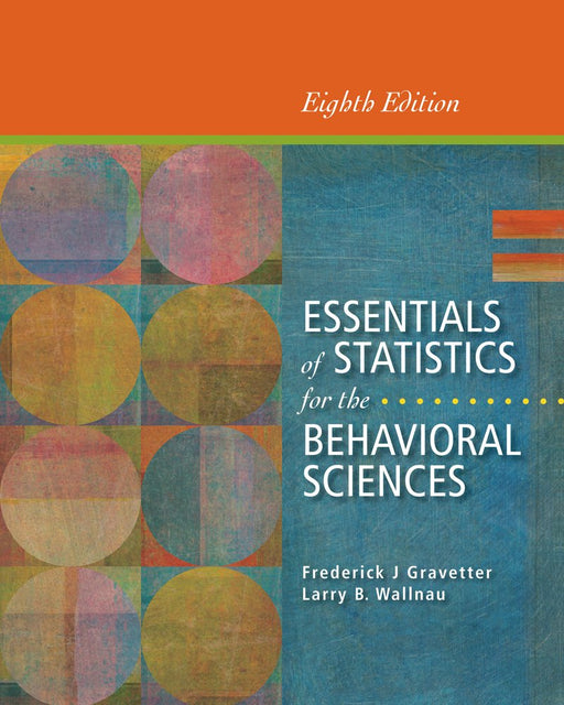 Cengage Advantage Books: Essentials of Statistics for the Behavioral Sciences, - Good