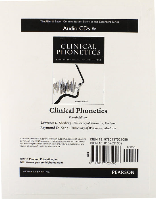 Clinical Phonetics and Audio CDs (4th Edition) (Allyn & Bacon Communication - Good