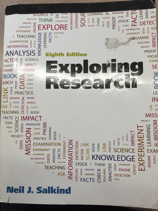 Exploring Research (8th Edition) Salkind, Neil J. - Good