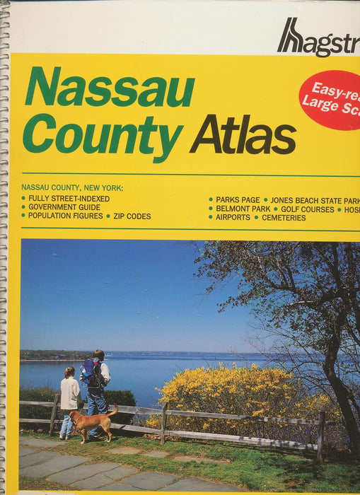 Hagstrom Atlas: Nassau County, New York Large Scale - Good