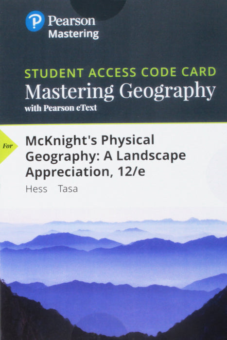 Mastering Geography with Pearson eText -- Standalone Access Card -- for
