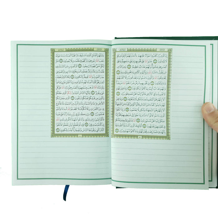 The Margin Quran (Margined with Spaces for Handwriting (7" X 10") ?????? ?????? ??????? ?????? ??????? [Hardcover] ?????? ?????? ??????? ?????? ???????