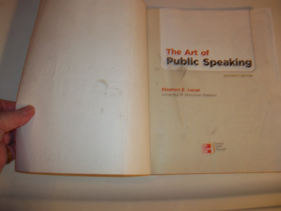 The Art of Public Speaking, 11th Edition Lucas, Stephen - Good