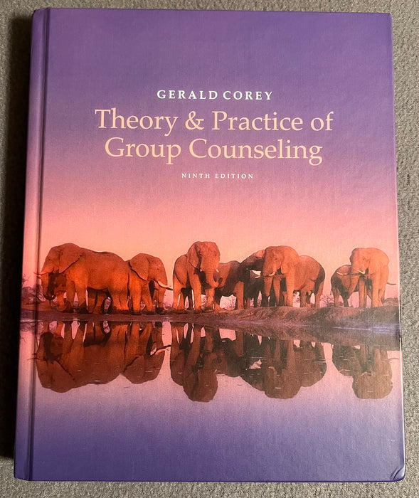 Theory and Practice of Group Counseling - Like New