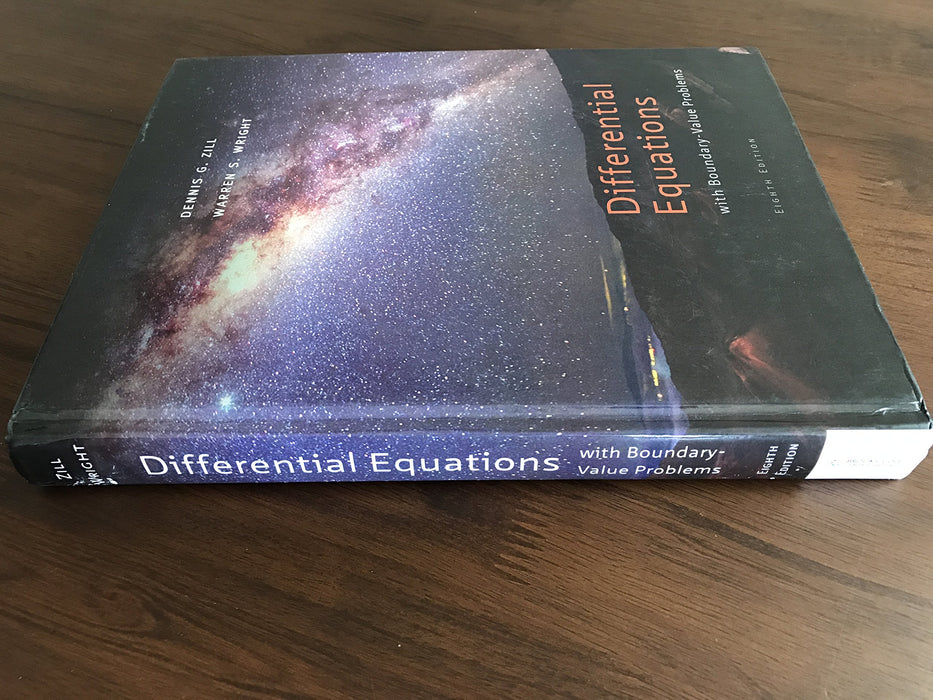 Differential Equations with Boundary-Value Problems, 8th Edition Dennis G. Zill and Warren S. Wright - Acceptable