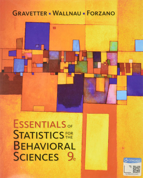 Essentials of Statistics for The Behavioral Sciences Gravetter, Frederick J; - Very Good
