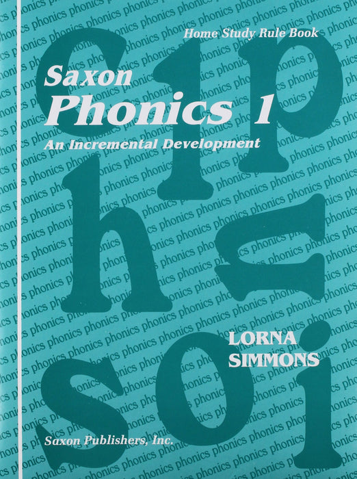 Saxon Phonics 1: Home Study Teaching Tools Lorna Simmons - Like New