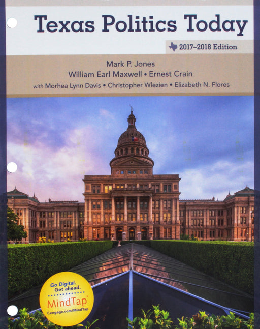 Texas Politics Today 2017-2018 Edition, Loose-Leaf Version [Loose Leaf] Jones,