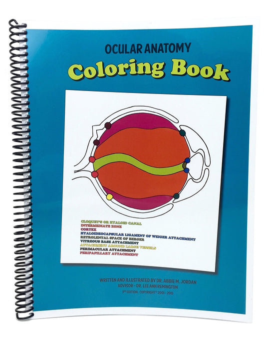 Ocular Anatomy Coloring Book 3rd Edition [Spiral-bound] - Like New — Books  Express