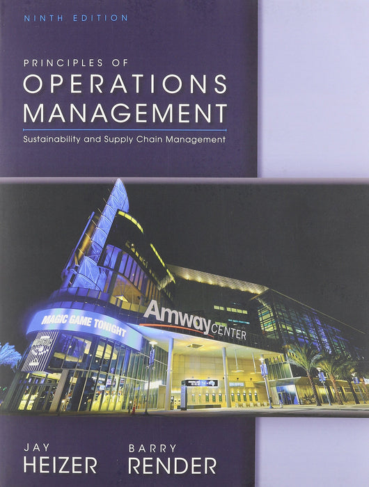 Principles of Operations Management and Student CD Render, Barry and Heizer, Jay