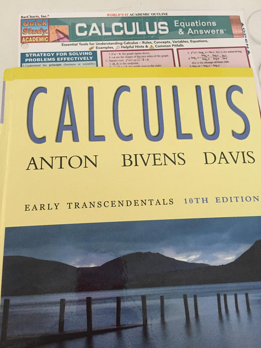 Calculus: Early Transcendentals, 10th Edition Anton, Howard; Bivens, Irl C. and - Like New