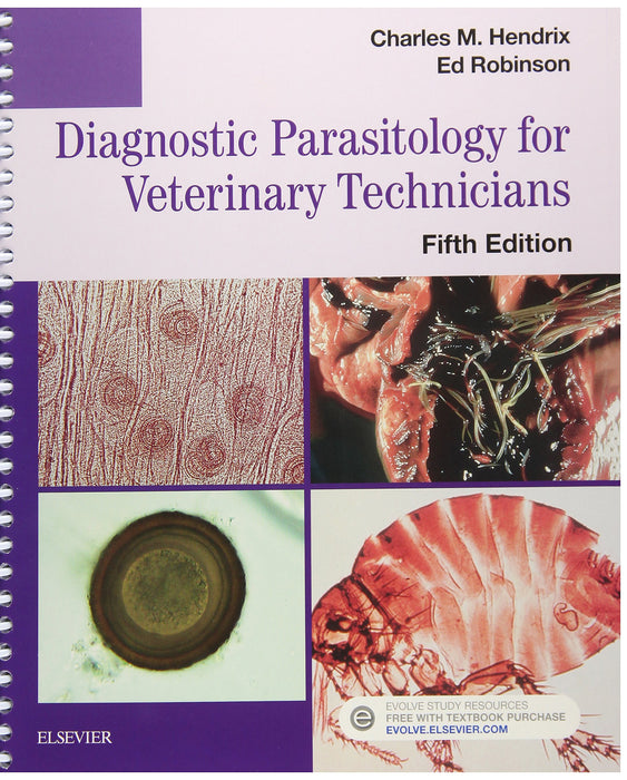 Diagnostic Parasitology for Veterinary Technicians [Spiral-bound] Hendrix DVM  - Acceptable