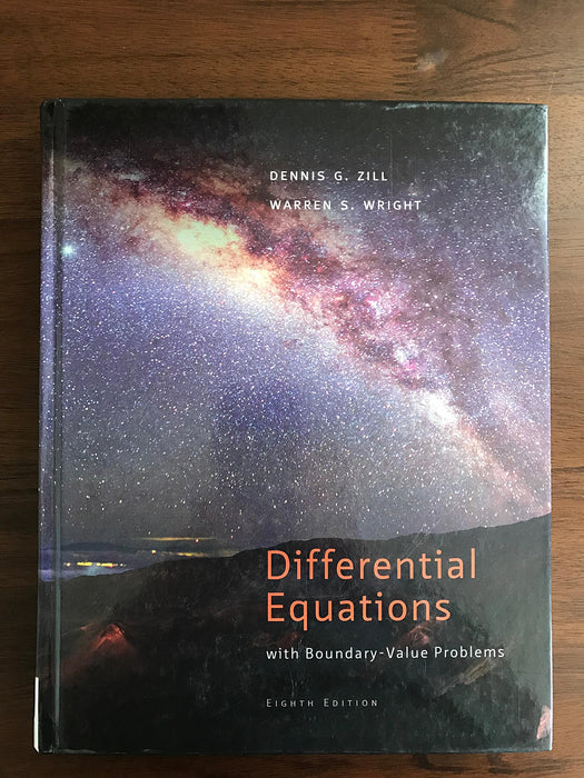 Differential Equations with Boundary-Value Problems, 8th Edition Dennis G. Zill - Acceptable